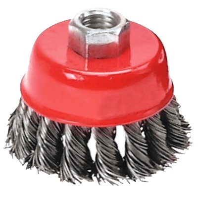 Verto Szczotka druciana 62H131 doczołowa wzmacniana 100 mm x M14