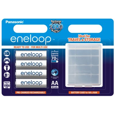 Panasonic Eneloop R6/AA 1900mAh 4 Pcs BOX (BK-3MCCE-BOX)