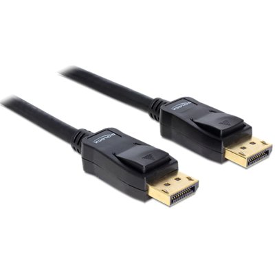 Impakt KABEL DISPLAYPORT M/M 3M V1.2 (20 PIN) 4K CZARNY DELOCK