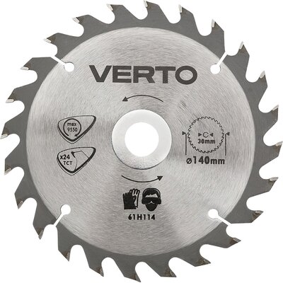 Verto Piła tarczowa 140x20mm 24Z 61H114