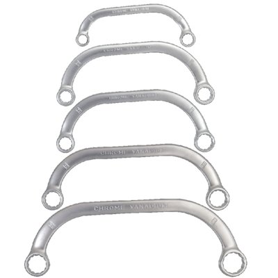 NEO-TOOLS Klucze oczkowe wygięte 9-22 mm 5 szt. Neo 09-176