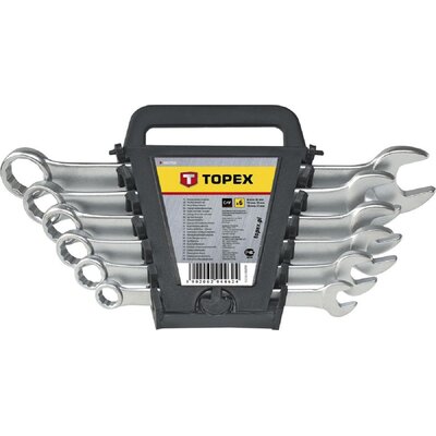 Topex Klucze płasko oczkowy 35D755 komplet 6szt. (8-17 mm)