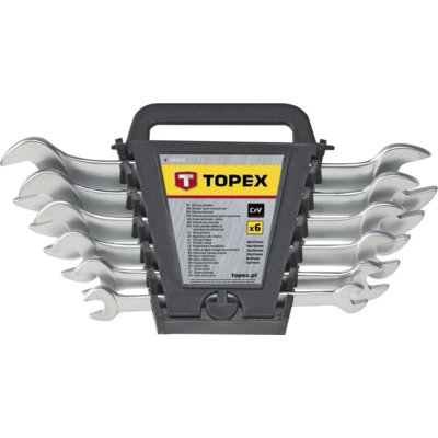 Topex Klucze płaski 35D655 komplet 6szt. (6-17 mm)