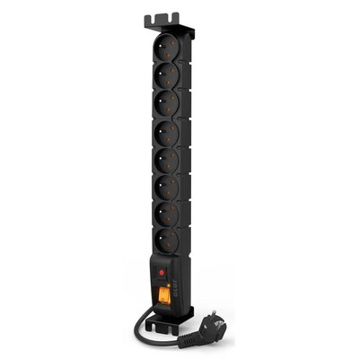HSK Data Listwa zasilajca S8 FA RACK3 m-8 ACARS8FARACK-3M-CZARNY