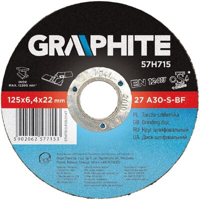 Graphite do metalu 230x6,4x22mm 57H717