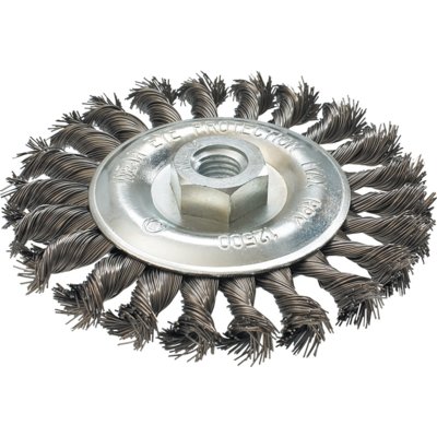 Graphite Szczotka druciana 57H598 tarczowa 125 mm x M14 Inox