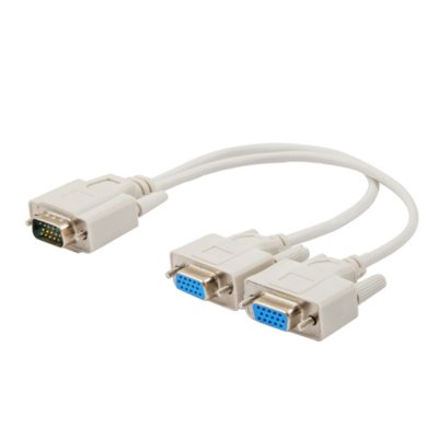 ELMAK Kabel Rozdzielacz VGA na 2 porty SAVIO CL-66