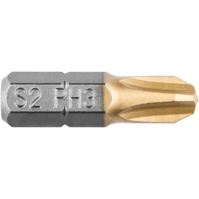 Graphite Końcówka wkrętakowa PH3 25mm 1/4" 2szt. - 57H962