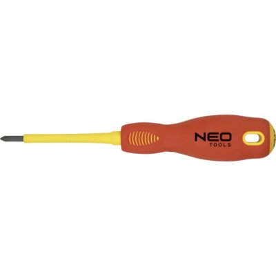 NEO-TOOLS wkrętak krzyżowy pozidriv, izolowany, PZ2x100mm, 1000V, , 04-063