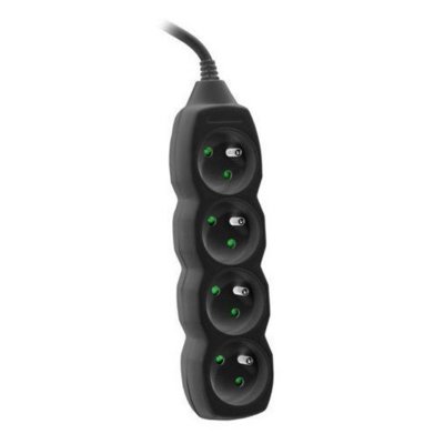 Tracer Listwa zasilająca Przedłużacz Power Cord3 m 4 black - T (TRALIS44615)