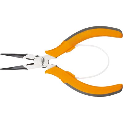NEO-TOOLS szczypce precyzyjne wydłużone wygięte małe 140mm 01-103