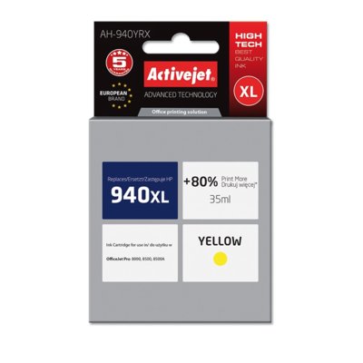 ActiveJet Toner AH-940YRX AH-909 Żółty AH-940YRX AH-940YRX