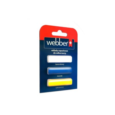 Webber Wkład do odkurzacza 02AWKLAD Lawendowy/Morski/Cytrynowy (3 sztuki)