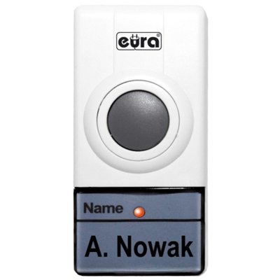 Eura-Tech PRZYCISK WDA-01A3 ZEW. DO DZWONKÓW EURA-BELL+ biały