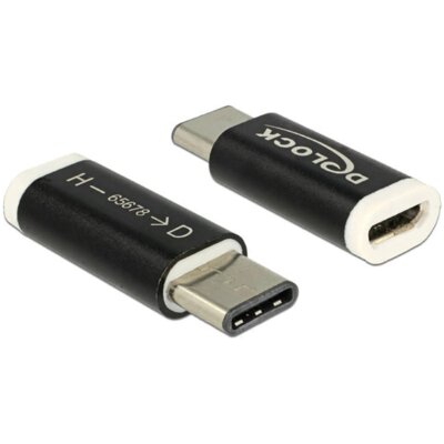 Delock Adapter USB 2.0 Micro-B z żeński (host)>USB Type-CT 2.0 męski(urządzenie) 65678