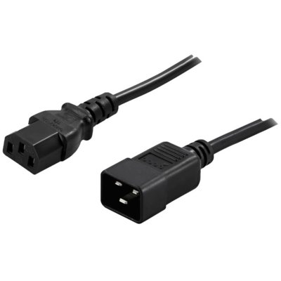PowerWalker Przedłużacz zasilania AC komputerowy IEC C20 / IEC C13 1.8m - CZAT NA ŻYWO / DYSTRYBUTOR POWERWALKER Z19569