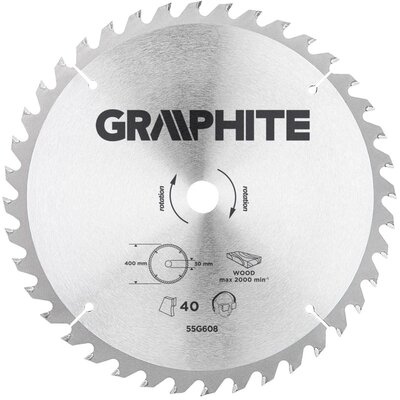 Graphite Tarcza do cięcia 55H608 400 x 30 mm do pilarki widiowa