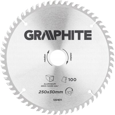 Graphite Tarcza do cięcia 55H611 250 x 30 mm do pilarki widiowa