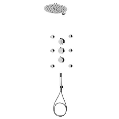 Deante Komplet podtynkowy Multi-System NAC 091T Chrom | Dogodne raty! NAC 091T NAC 091T