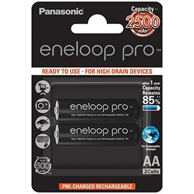 Panasonic Eneloop Pro BK-3HCDE/2BE AA 2500mAh 2szt (156615)