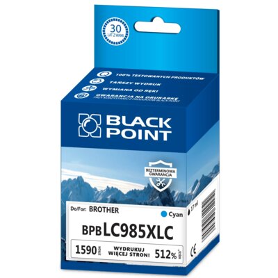 Black Point BPBLC985XLC zamiennik Brother LC985C