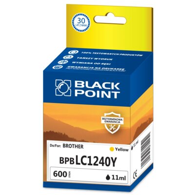 Black Point BPBLC1240Y zamiennik Brother LC1240Y