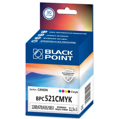 Canon CLI521CMY (BPC521CMYK)