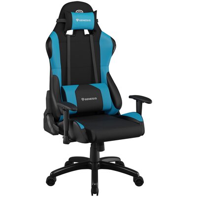 NATEC NATEC Fotel dla graczy Genesis Nitro550 Czarny/Niebieski NFG-0783