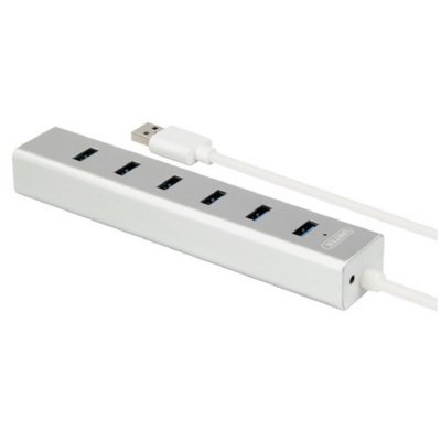 Unitek Unitek HUB 7 x USB3.0 ALUMINIUM Z ZASILACZEM; Y-3090 Y-3090