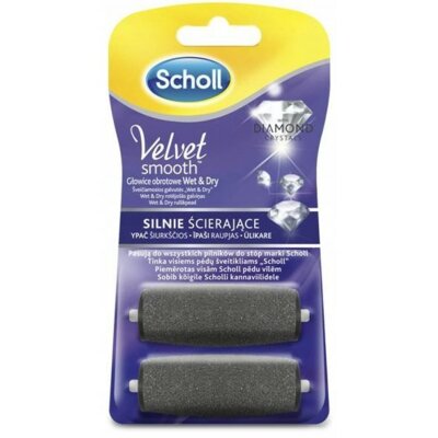 Scholl RECKITT BENCKISER (POLAND) S.A. Velvet Smooth głowice WET&DRY 2szt 907764 (9077648)