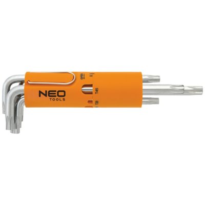 NEO-TOOLS Klucze imbus Torx T10-T50 zestaw 8 sztuk 09-514