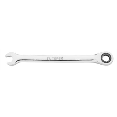 Topex Klucz płasko-oczkowy z grzechotką 24 mm