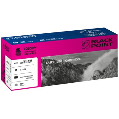 Black Point BlackPoint toner LCBPKTK5140M zastępuje Kyocera TK-5140M czerwony LCBPKTK5140M