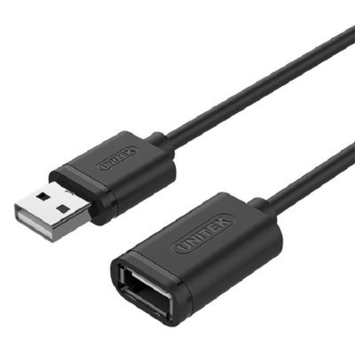 Unitek Przewód przedłużacz USB 2.0 5M Y-C418GBK Y-C418GBK