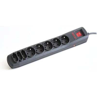 Armac Listwa przeciwprzepięciowa ARC8 5m czarna 8 gniazd R8/CZ/50