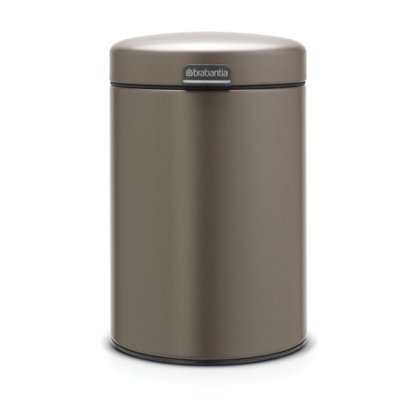 Brabantia Kosz na śmieci New Icon 3l montowany na ścianie platynowy 116223