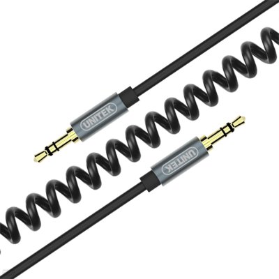 Unitek Kabel miniJack 3.5mm - miniJack TWIST, 1.5m Y-C922ABK