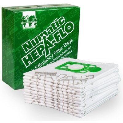 Numatic HEPA-Flo NVM-2BH - Wysokowydajny filtr, 10 szt 604016