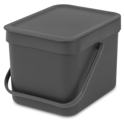 Brabantia Kosz na śmieci Sort&Go', szary , 6 l