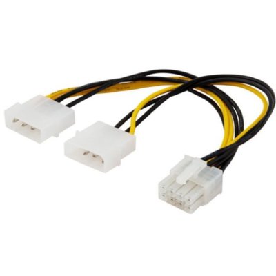 Savio Kabel zasilający AK-18 2xMOLEX 4 pin M - 8 pin EPS AK-18