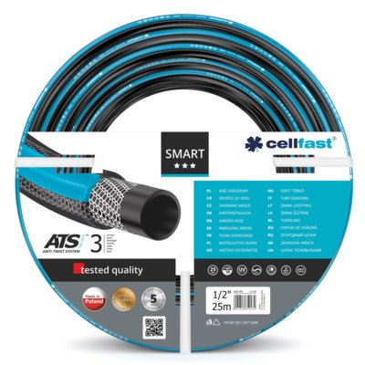 Cellfast Wąż ogrodowy SMART ATS 1/2 x 25m marki 13-100
