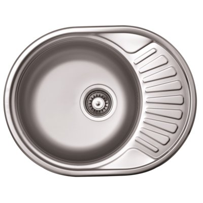 Genesis Ciklo 10 zlewozmywak 57x44 cm stal len 1123827