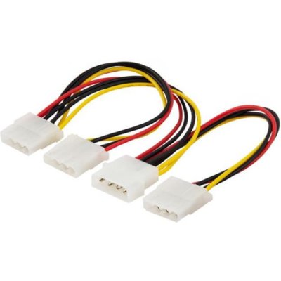 Savio Kabel zasilający AK-16 MOLEX 4 pin M - 3x MOLEX 4 pin F AK-16