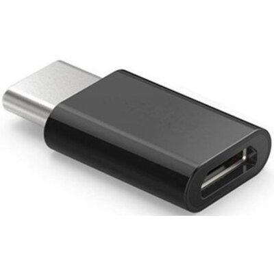 Savio Adapter AK-31/B (Micro USB F - USB typu C M; kolor czarny) AK-31/B