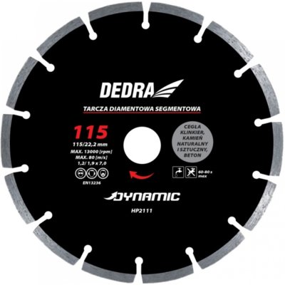 Dedra Tarcza segmentowa HP2113 Dynamic 150 mm 22.2