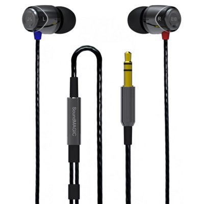 SoundMagic E10 Czarno-srebrne (UHSDME10BSL)
