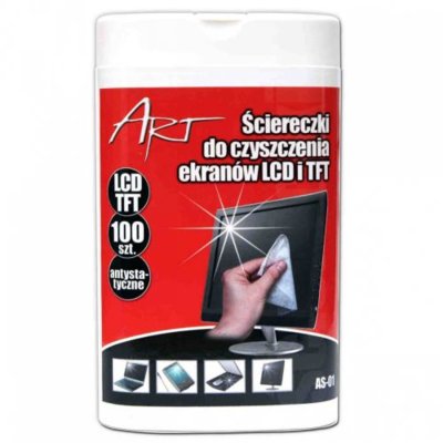 ART AS-01 ściereczki do ekranow LCD/TFT 100szt