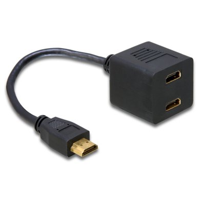 Delock HDMI - 2X HDMI (GGAOHF0100BKEW)
