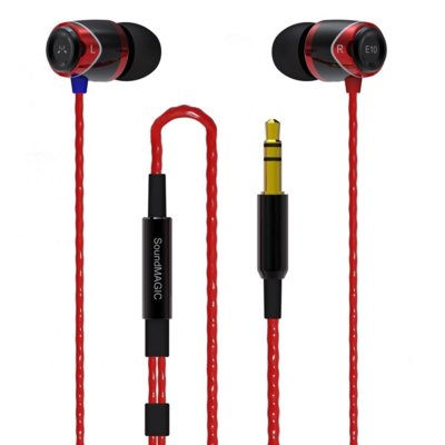 SoundMagic E10 Czarno-czerwone