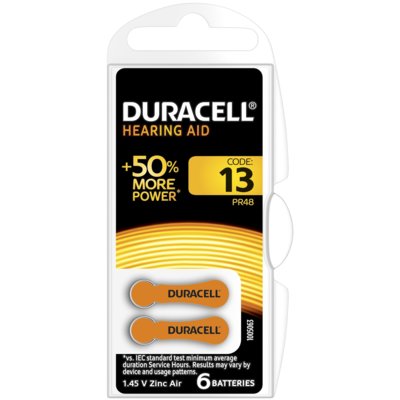 Duracell BATERIA 1.4V DO APARATÓW SŁUCHOWYCH DA13
